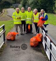 Litter Pick at the Hotties